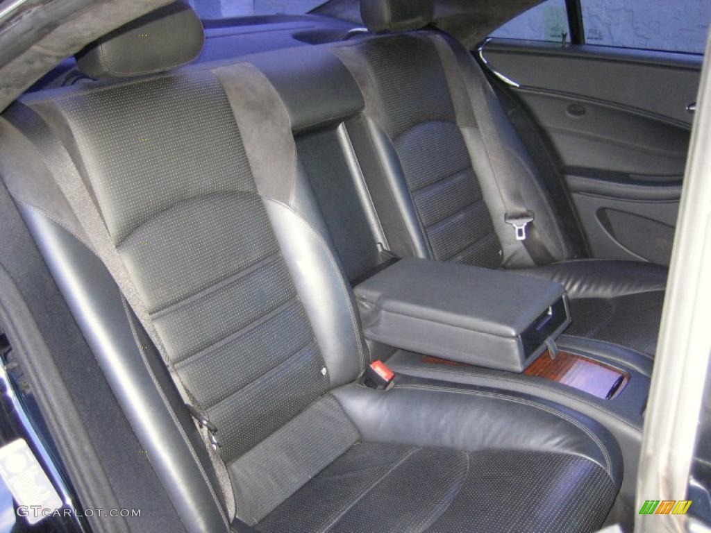 AMG Charcoal Nappa Leather Interior 2006 Mercedes-Benz CLS 55 AMG Photo #39458282
