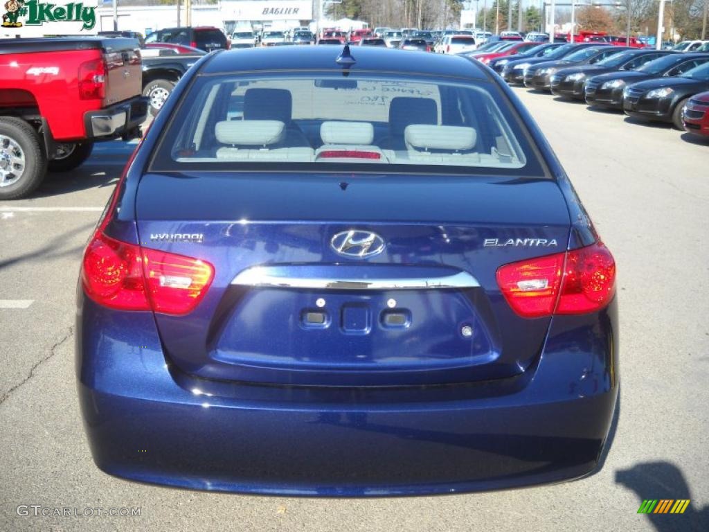 2010 Elantra GLS - Regatta Blue / Gray photo #4