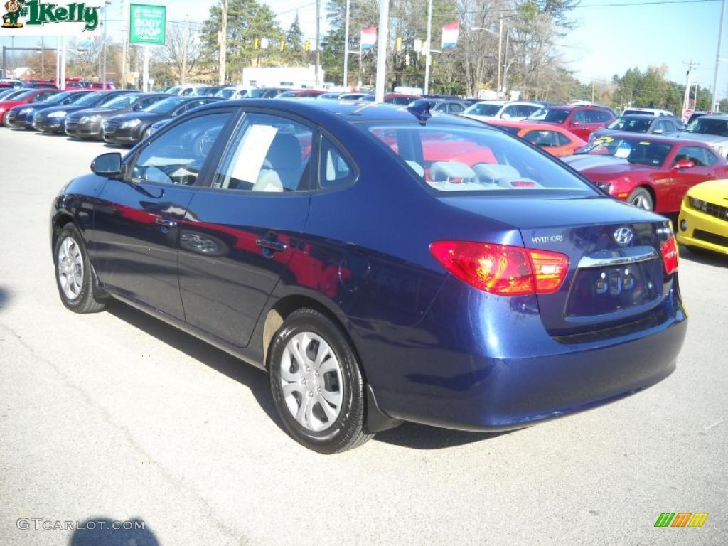 2010 Elantra GLS - Regatta Blue / Gray photo #5