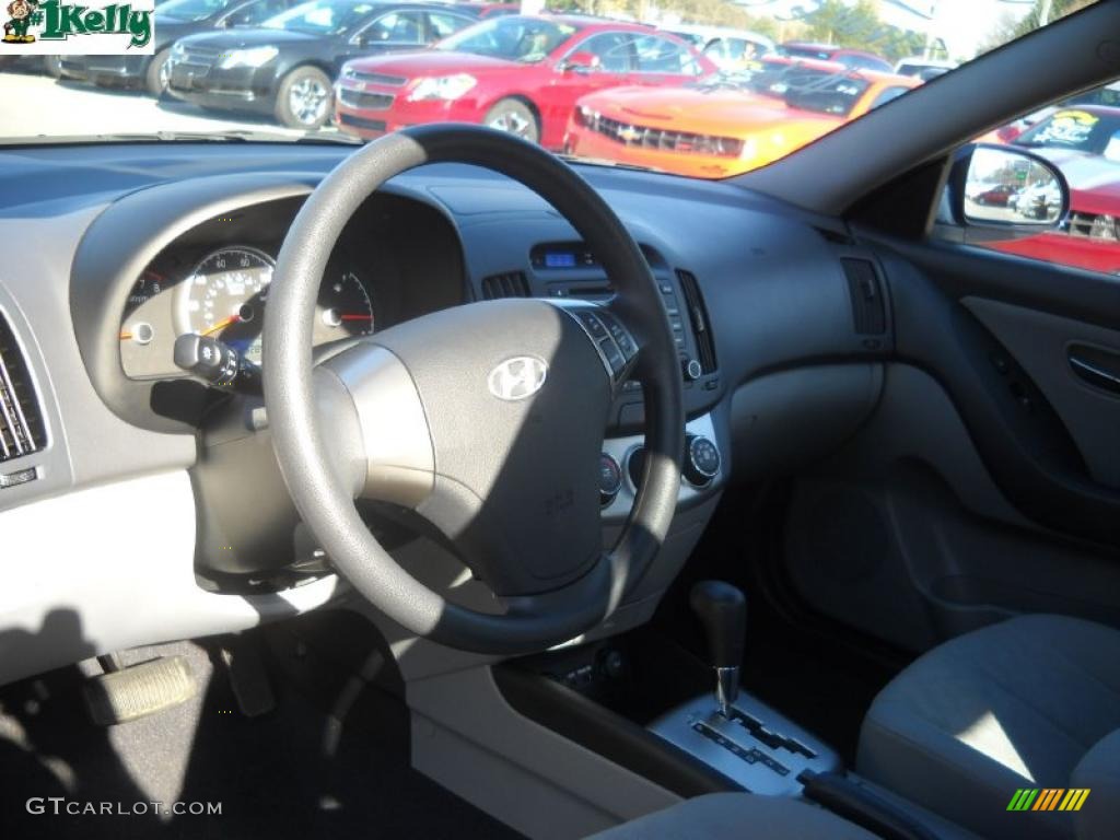 2010 Elantra GLS - Regatta Blue / Gray photo #8