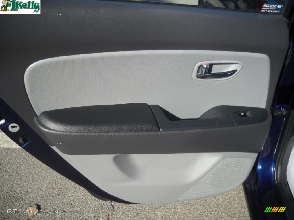 2010 Elantra GLS - Regatta Blue / Gray photo #11