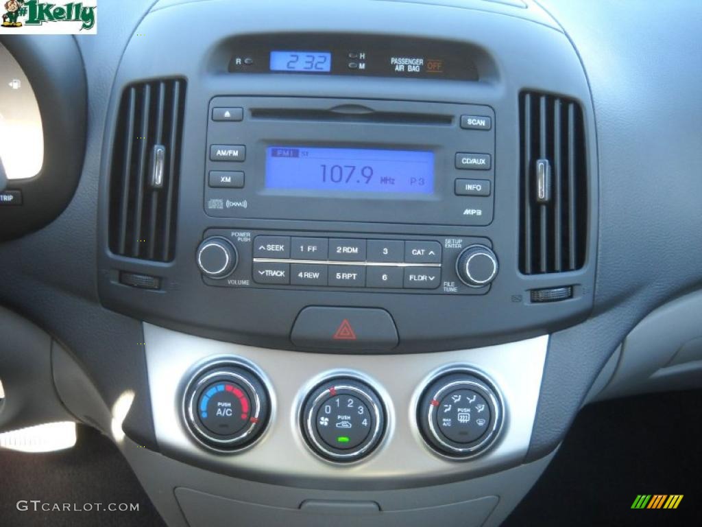 2010 Elantra GLS - Regatta Blue / Gray photo #17