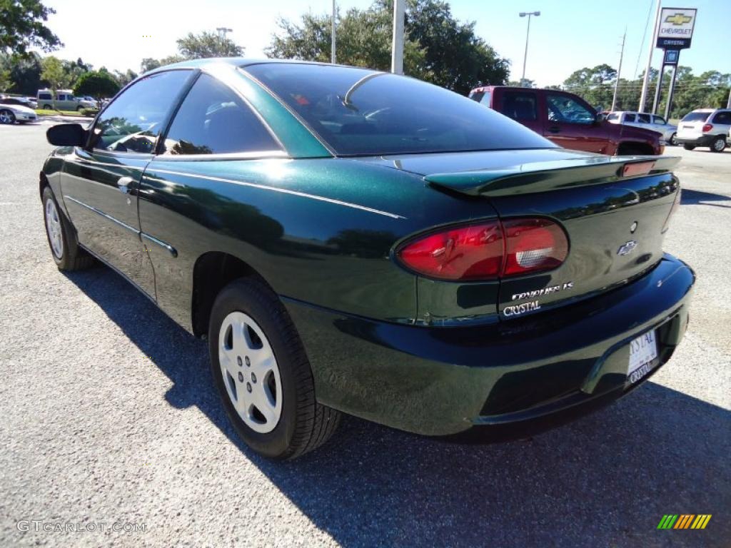 2002 Cavalier LS Coupe - Forest Green Metallic / Graphite photo #3