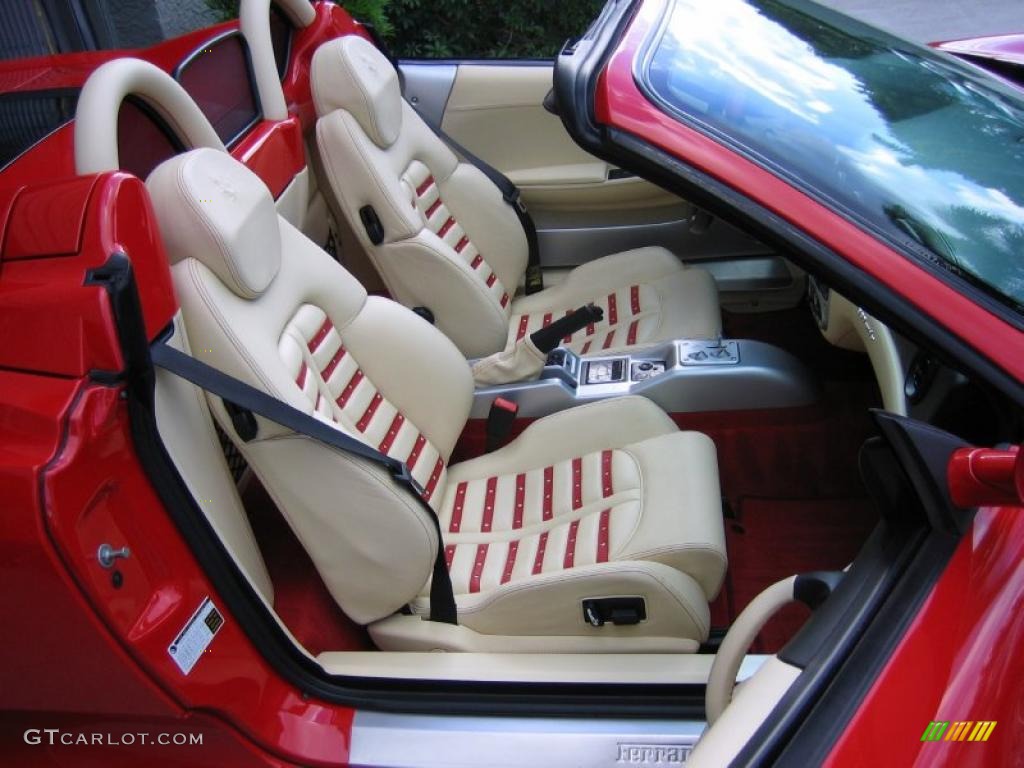Ivory Interior 2004 Ferrari 360 Spider F1 Photo #39459122