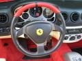 2004 Ferrari 360 Ivory Interior Steering Wheel Photo