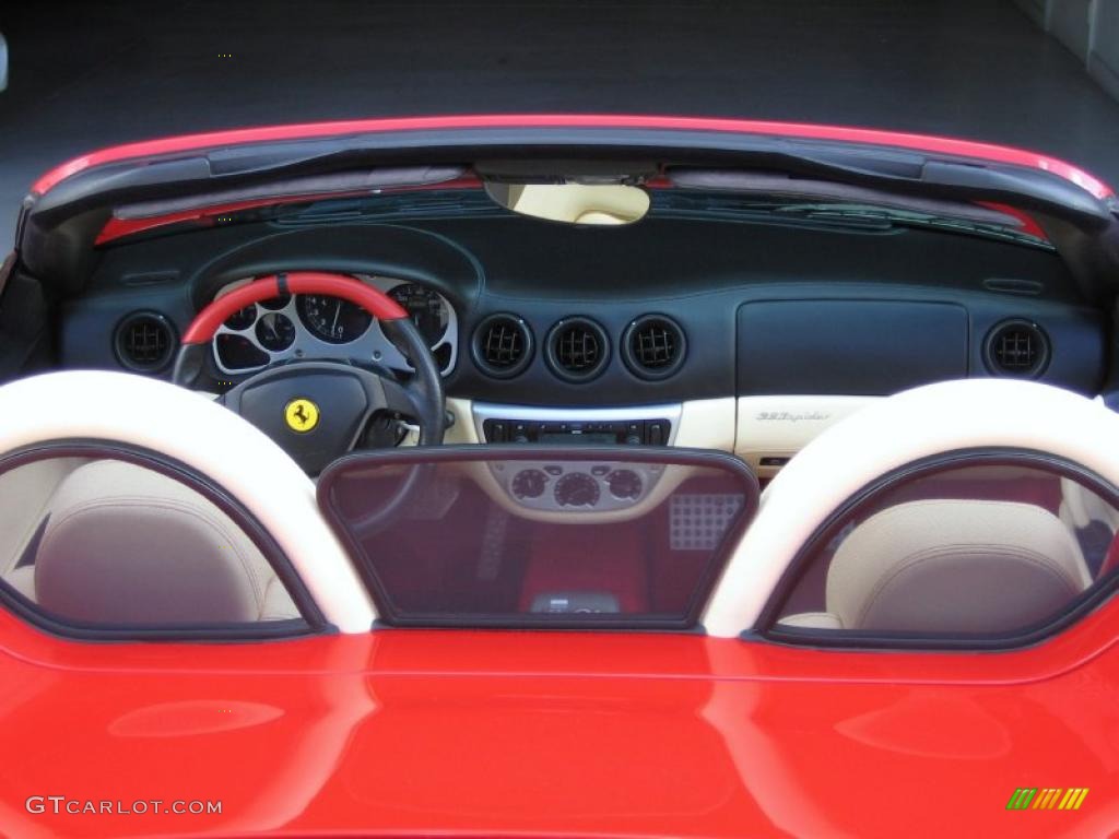 Ivory Interior 2004 Ferrari 360 Spider F1 Photo #39459318