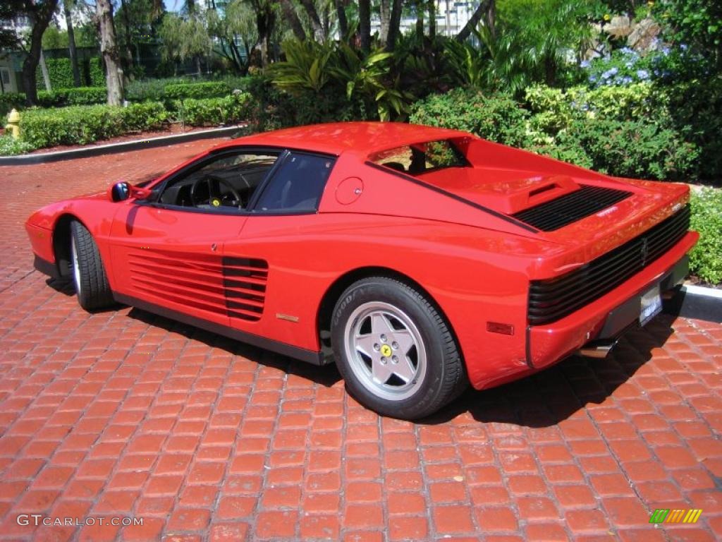 Rosso Corsa (Red) 1988 Ferrari Testarossa Standard Testarossa Model Exterior Photo #39459610