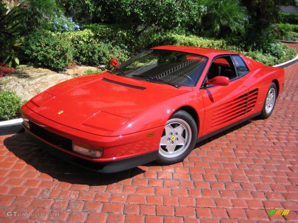 Rosso Corsa (Red) 1988 Ferrari Testarossa Standard Testarossa Model Exterior Photo #39459626