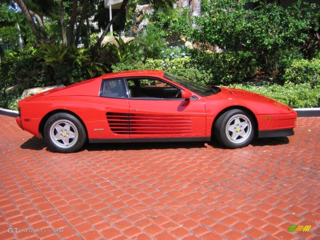 Rosso Corsa (Red) 1988 Ferrari Testarossa Standard Testarossa Model Exterior Photo #39459662