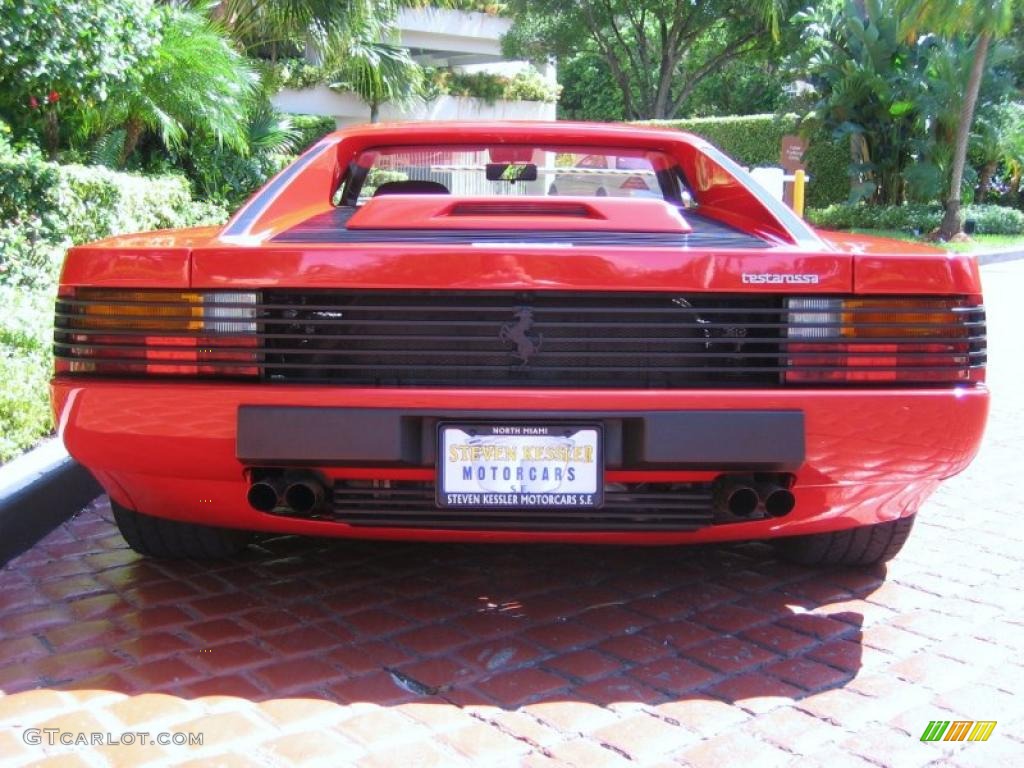 1988 Testarossa  - Rosso Corsa (Red) / Black photo #8