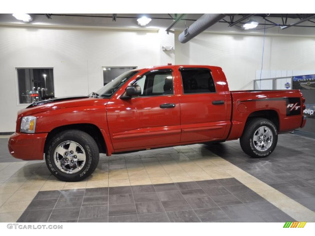 Inferno Red Crystal Pearl 2006 Dodge Dakota R/T Quad Cab Exterior Photo #39459734