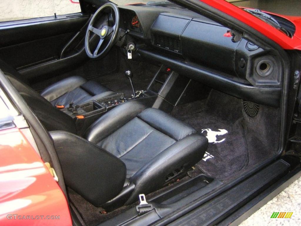 Black Interior 1988 Ferrari Testarossa Standard Testarossa Model Photo #39459858