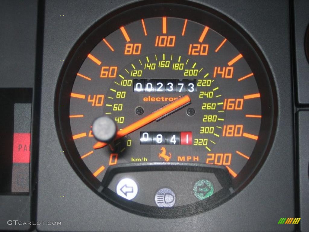 1988 Ferrari Testarossa Standard Testarossa Model Gauges Photo #39459890