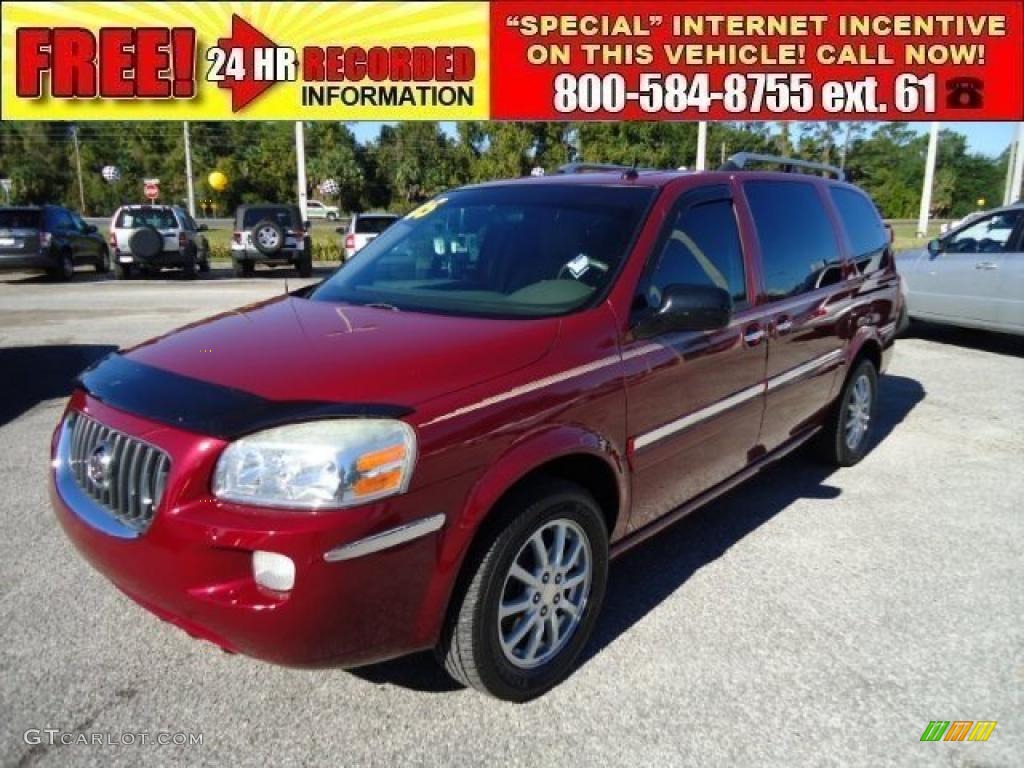 2005 Terraza CXL - Cardinal Red Metallic / Cashmere photo #1