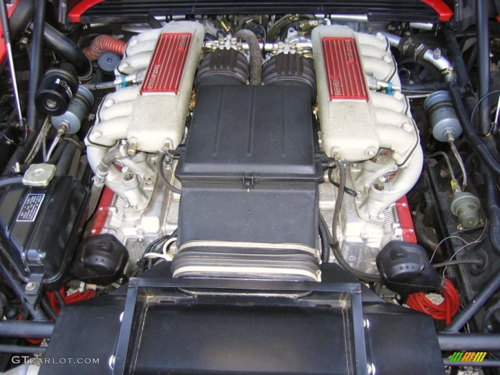 1988 Ferrari Testarossa Standard Testarossa Model 4.9 Liter DOHC 48V Flat 12 Cylinder Engine Photo #39460250