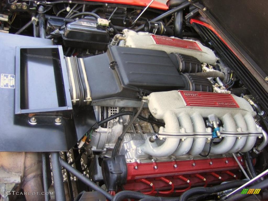 1988 Ferrari Testarossa Standard Testarossa Model 4.9 Liter DOHC 48V Flat 12 Cylinder Engine Photo #39460262
