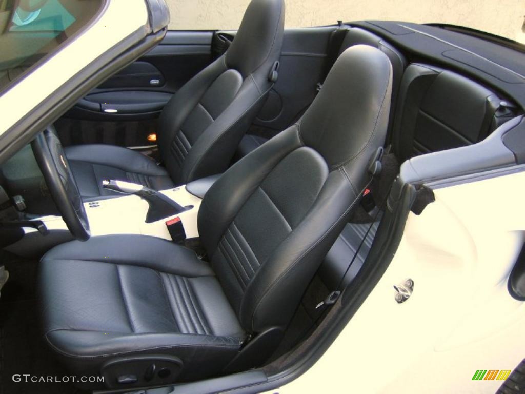 Black Interior 2004 Porsche 911 Turbo Cabriolet Photo #39460671