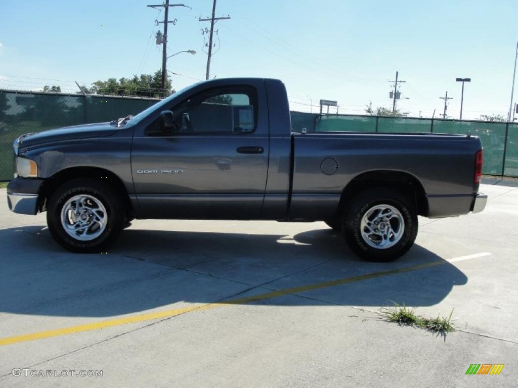 2002 Ram 1500 SLT Regular Cab - Graphite Metallic / Dark Slate Gray photo #6