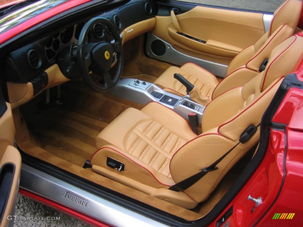 Beige Interior 2004 Ferrari 360 Spider F1 Photo #39461434