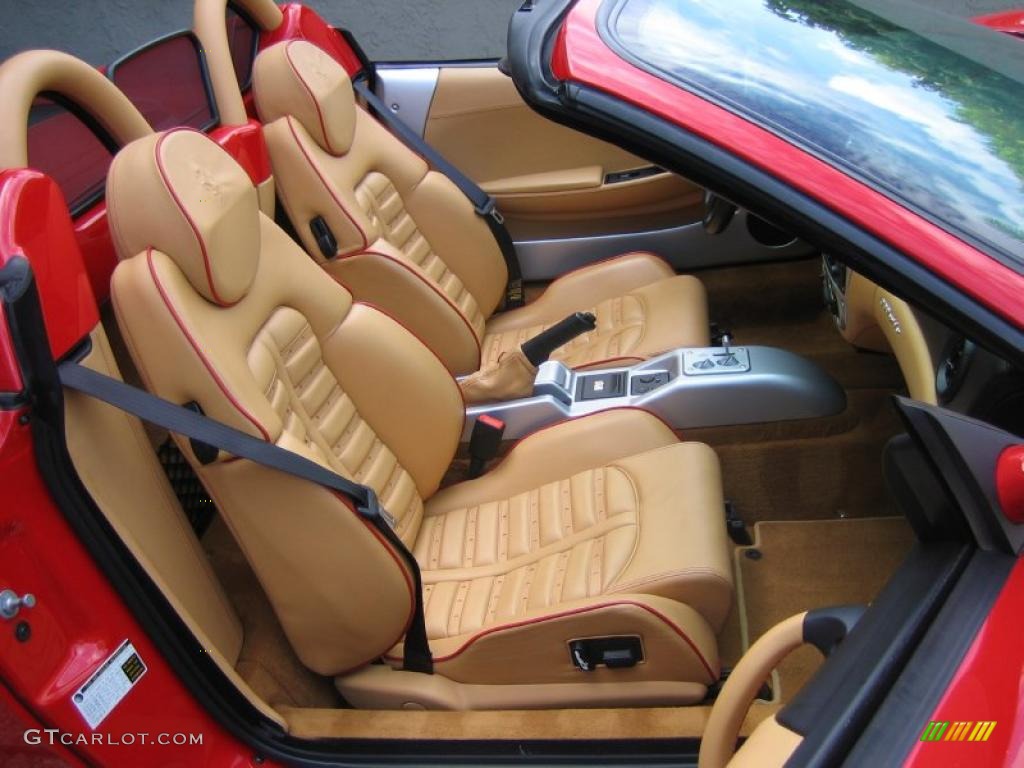 Beige Interior 2004 Ferrari 360 Spider F1 Photo #39461482