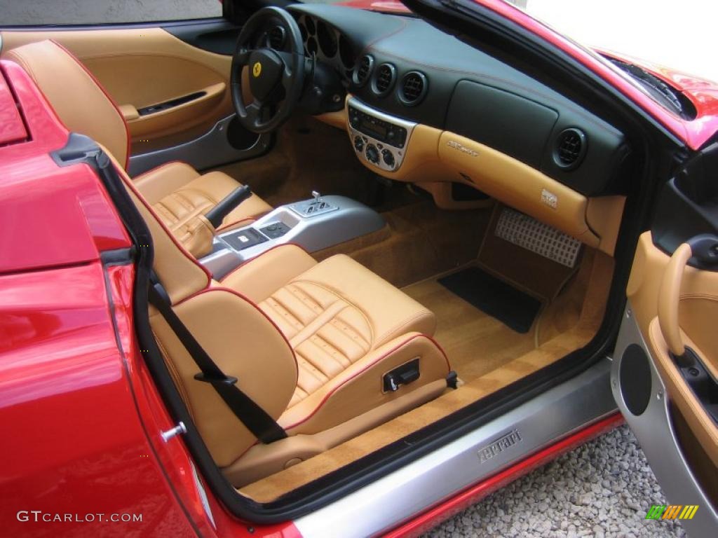 2004 Ferrari 360 Spider F1 Beige Dashboard Photo #39461526