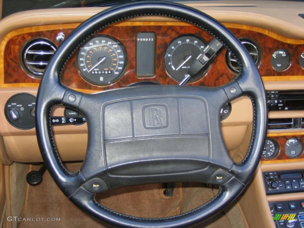 1992 Rolls-Royce Corniche IV Standard Corniche IV Model Tan Steering Wheel Photo #39463074