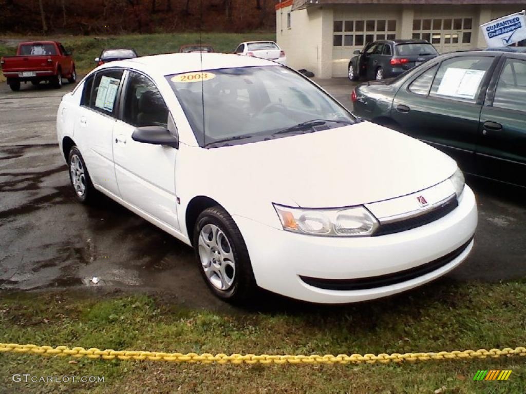 2003 ION 2 Sedan - White / Gray photo #1