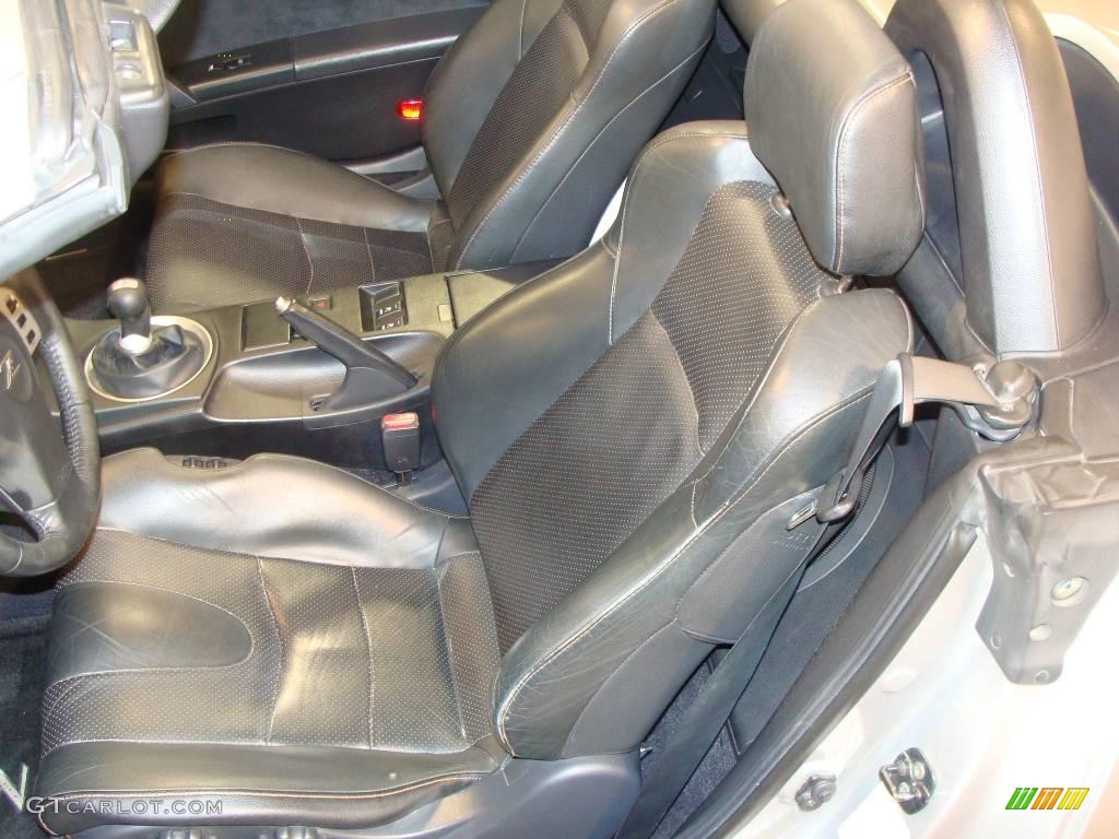 2004 350Z Touring Roadster - Chrome Silver Metallic / Carbon Black photo #12
