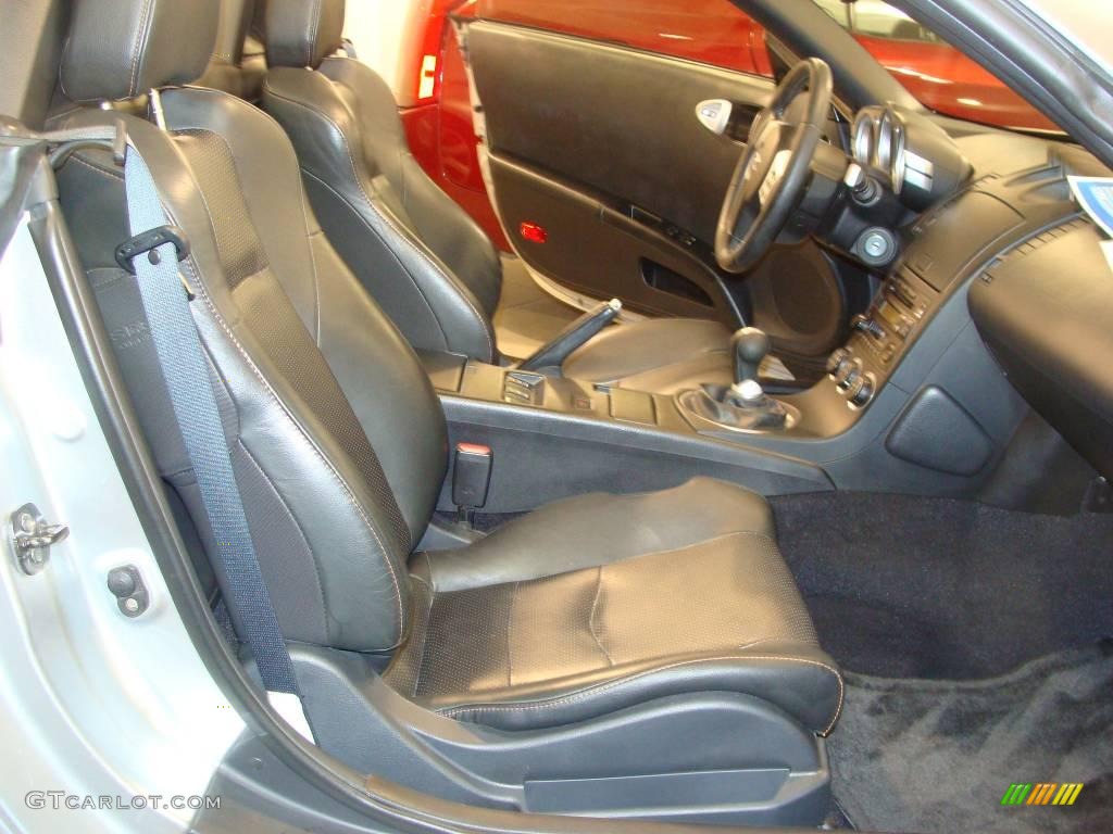 2004 350Z Touring Roadster - Chrome Silver Metallic / Carbon Black photo #14