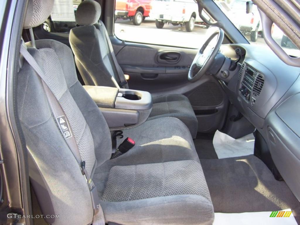 Medium Graphite Interior 2002 Ford F150 XLT SuperCab Photo #39465734