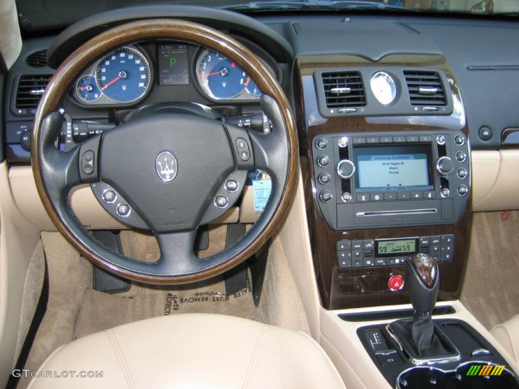 2009 Maserati Quattroporte S Sabbia Dashboard Photo #39466234