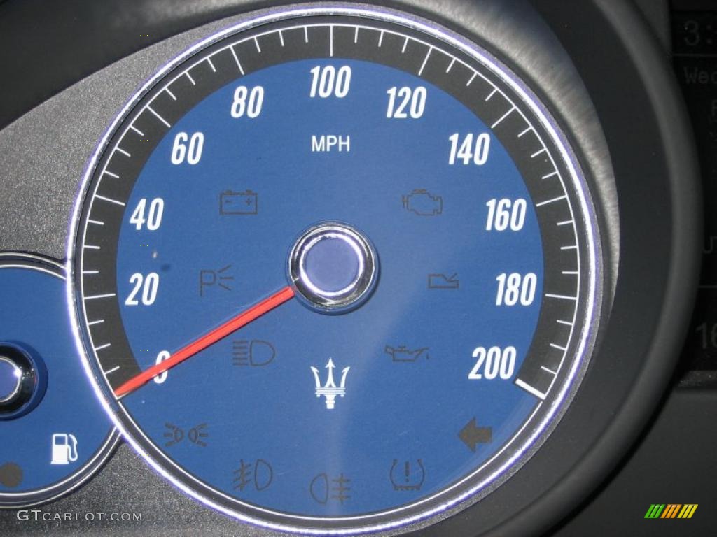 2009 Maserati Quattroporte S Gauges Photo #39466378