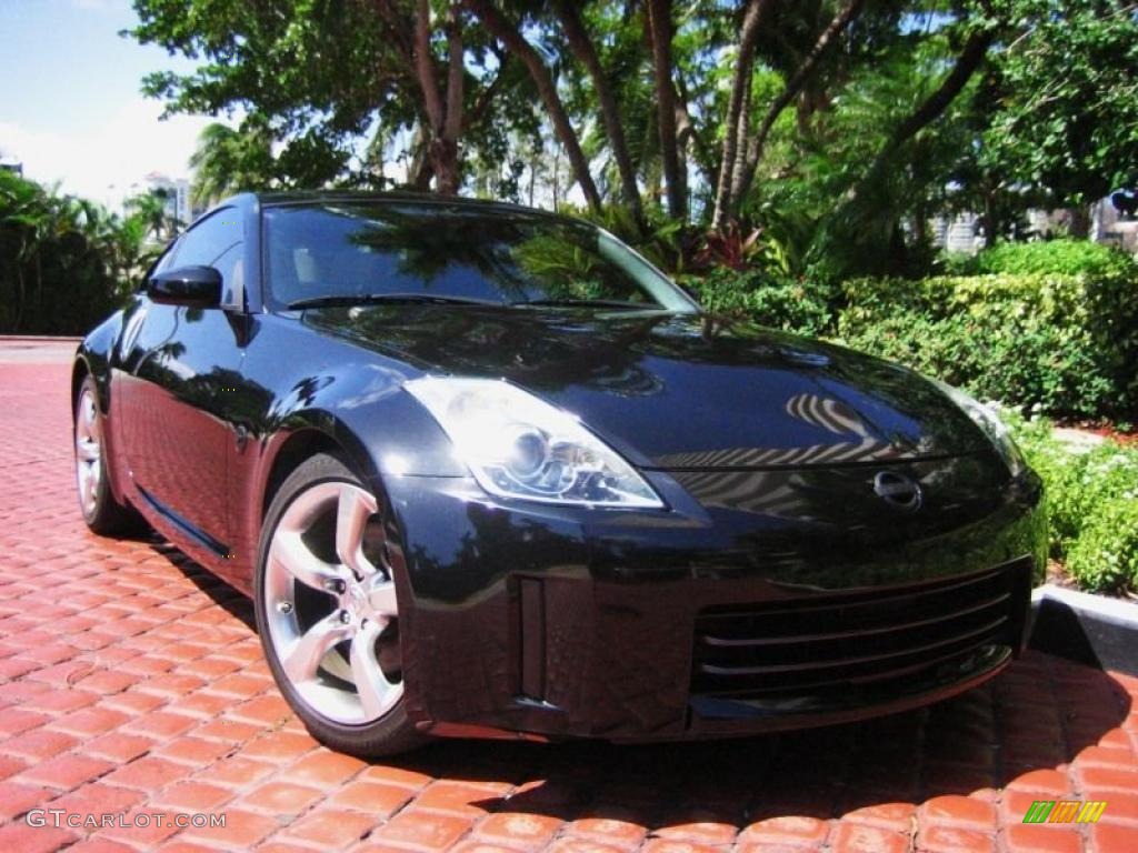 2008 350Z Coupe - Magnetic Black / Carbon photo #1