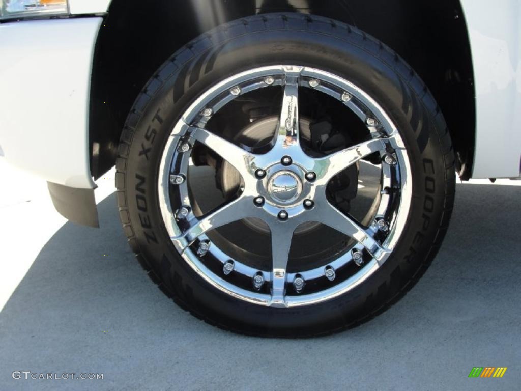 2007 Silverado 1500 LT Crew Cab - Summit White / Dark Charcoal photo #13