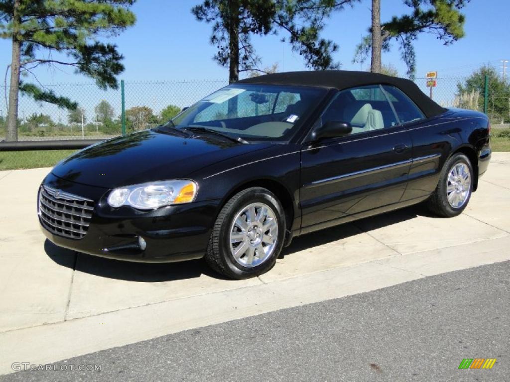Brilliant Black 2006 Chrysler Sebring Limited Convertible Exterior
