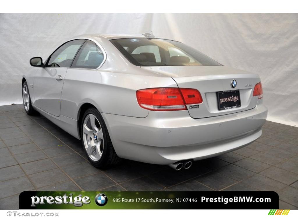 2010 3 Series 328i xDrive Coupe - Titanium Silver Metallic / Black photo #4