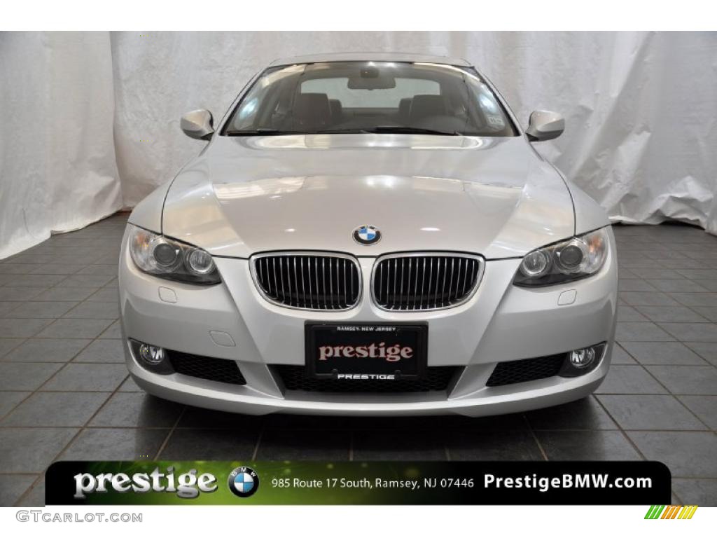 2010 3 Series 328i xDrive Coupe - Titanium Silver Metallic / Black photo #6