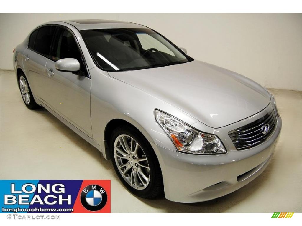 Liquid Platinum Silver 2008 Infiniti G 35 S Sport Sedan Exterior Photo #39469650