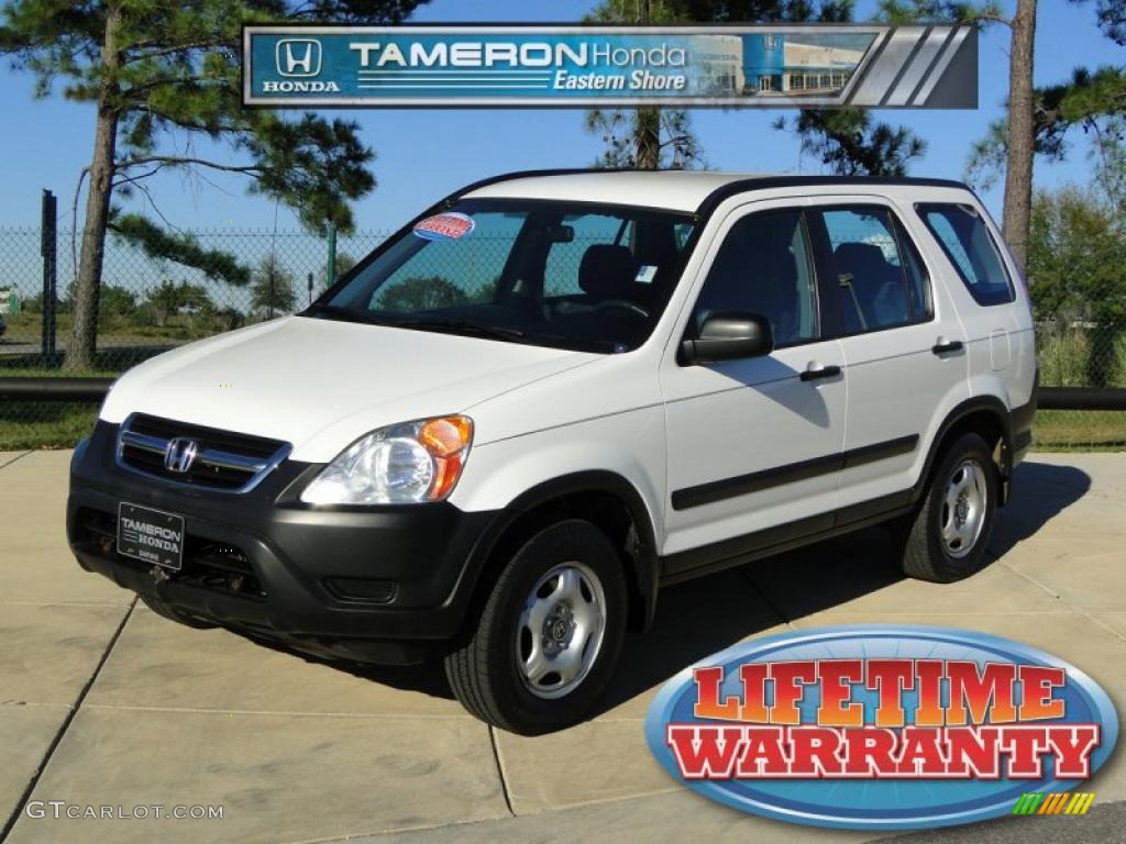 2003 CR-V LX - Taffeta White / Gray photo #1