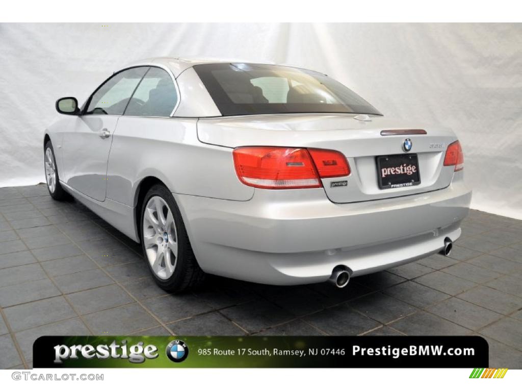 2010 3 Series 335i Convertible - Titanium Silver Metallic / Black photo #4