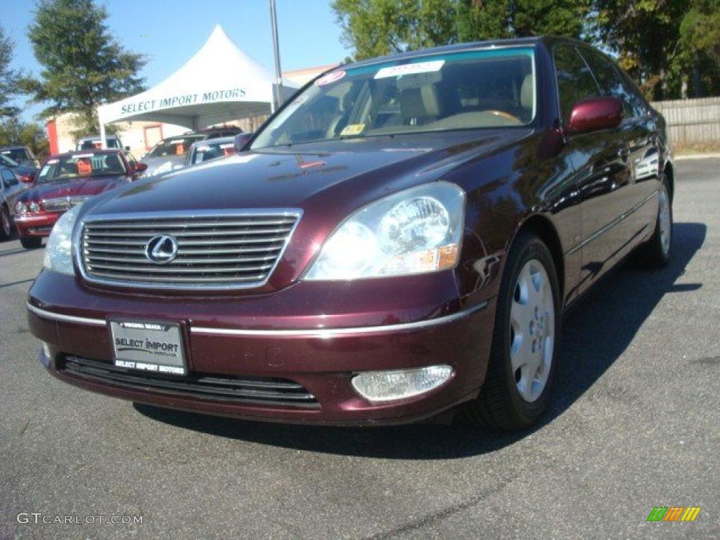 Black Cherry Pearl 2001 Lexus LS 430 Exterior Photo #39471762