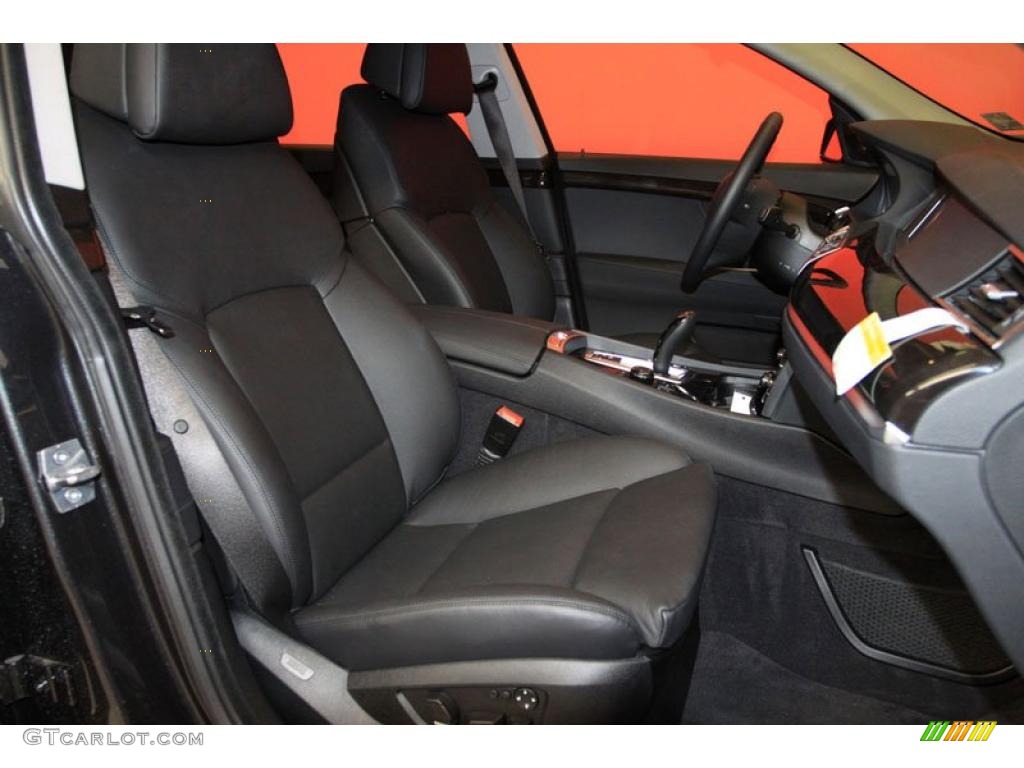 Black Interior 2010 BMW 5 Series 535i Gran Turismo Photo #39471922