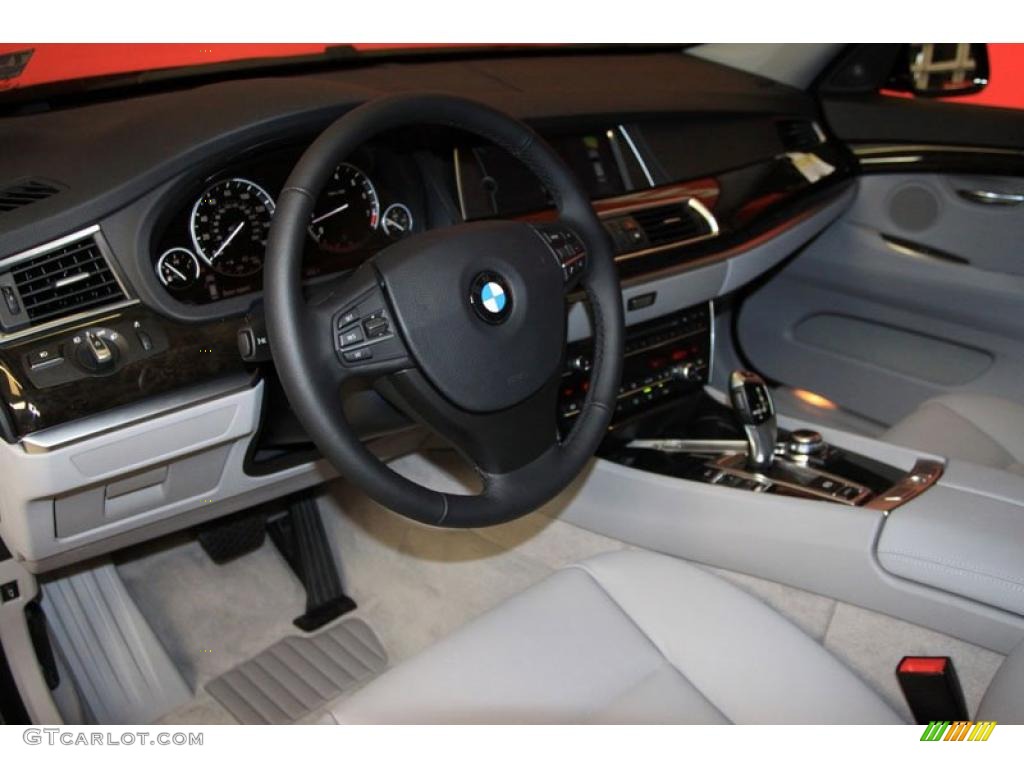 Everest Gray Dakota Leather Interior 2010 BMW 5 Series 535i Gran Turismo Photo #39472322
