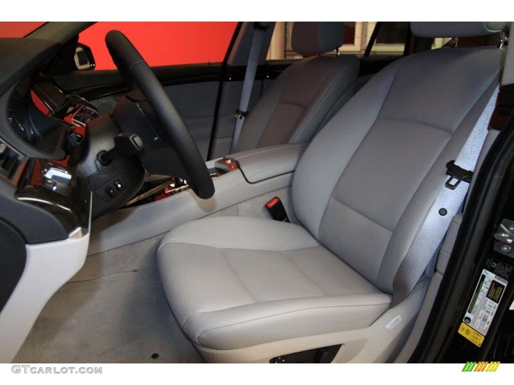 Everest Gray Dakota Leather Interior 2010 BMW 5 Series 535i Gran Turismo Photo #39472342