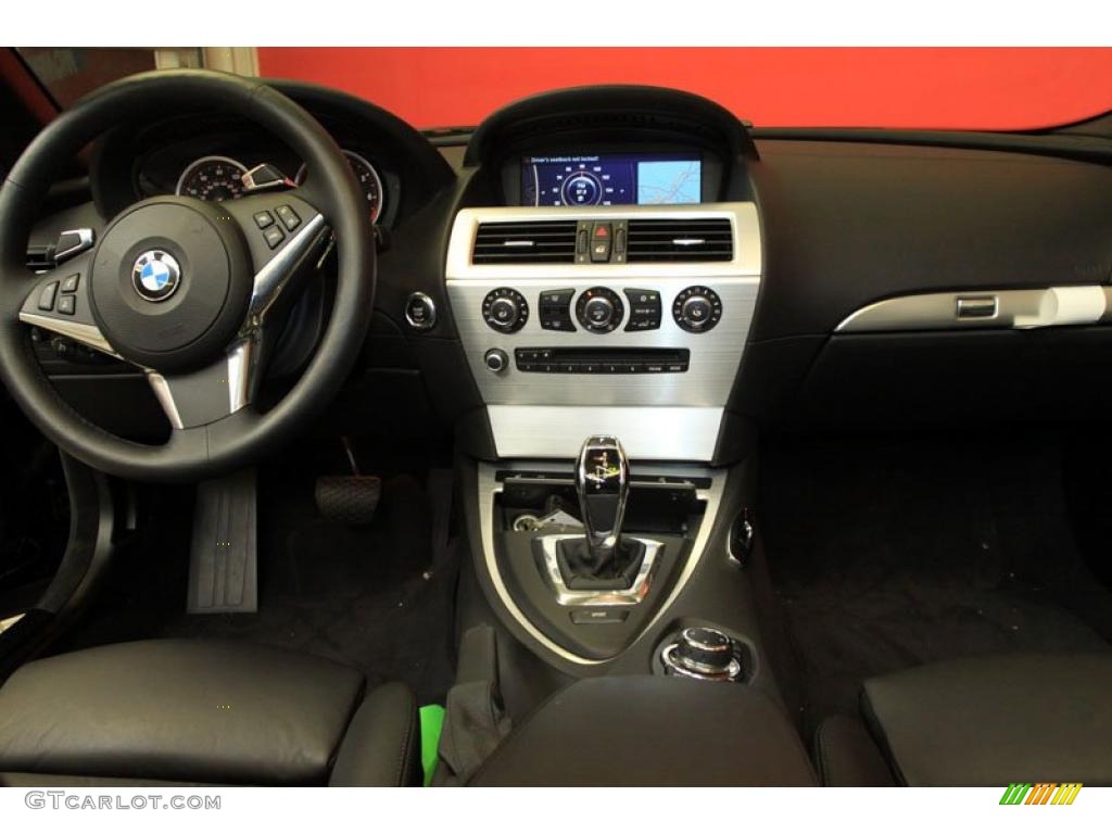 Black Interior 2010 BMW 6 Series 650i Convertible Photo #39472802