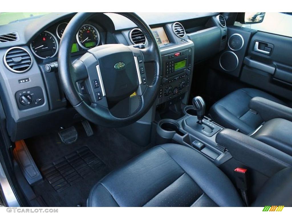 Ebony Black Interior 2007 Land Rover LR3 V8 HSE Photo #39473250