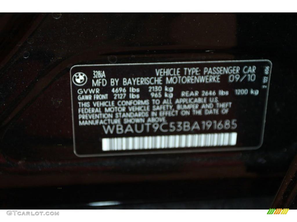2011 3 Series 328i Sports Wagon - Black Sapphire Metallic / Oyster/Black Dakota Leather photo #7