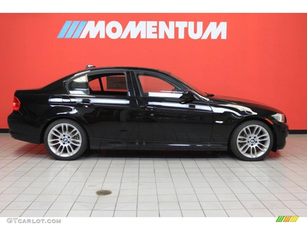 2011 3 Series 335d Sedan - Jet Black / Black photo #2