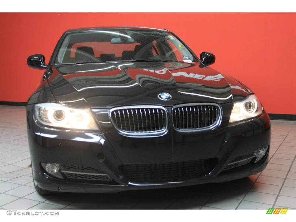 2011 3 Series 335d Sedan - Jet Black / Black photo #13