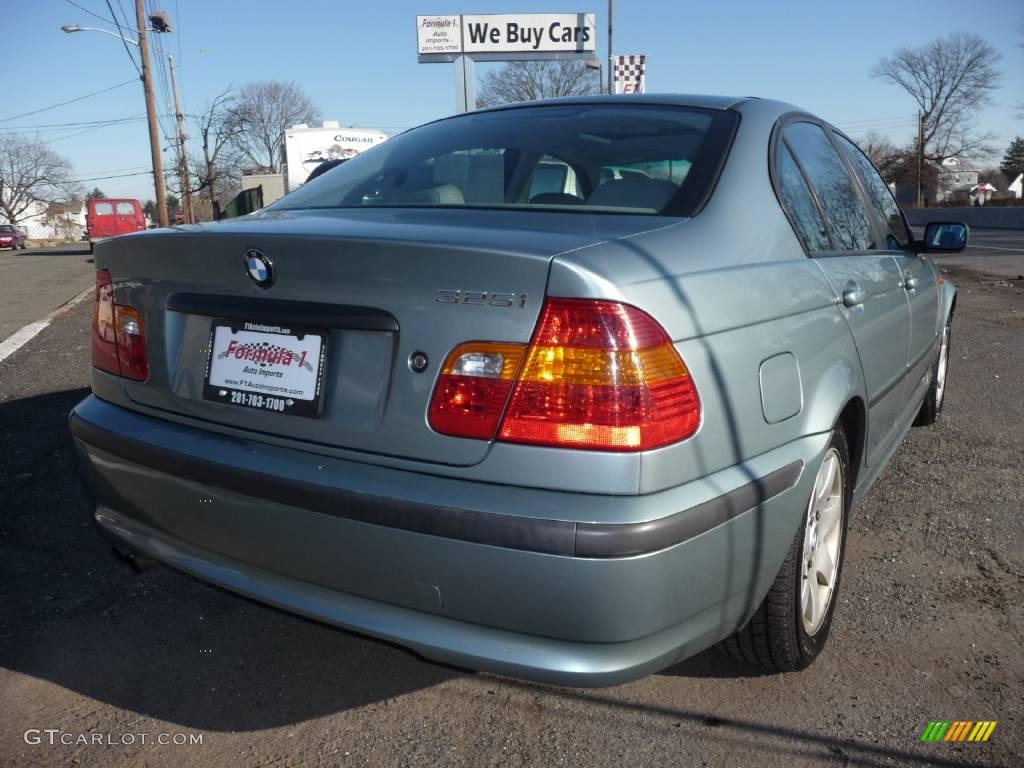 2002 3 Series 325i Sedan - Grey Green Metallic / Grey photo #15